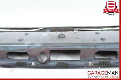 07-09 Mercedes W211 E350 E63 AMG Trunk Lid Tailgate License Plate Panel Red