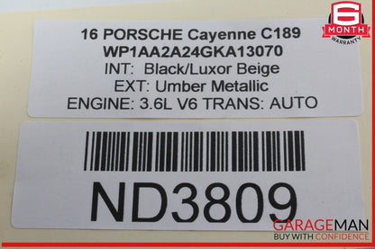 11-18 Porsche Cayenne 958 Front Left Side Door Window Regulator Motor Unit OEM