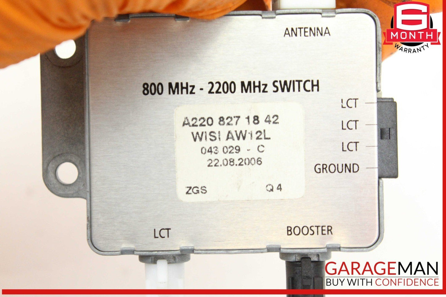 07-11 Mercedes W211 E320 CDI Antenna Booster Phone Amplifier AMP 2208271842 OEM