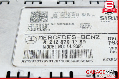 Mercedes W212 E350 C250 Sirius Satellite Radio Receiver 2128706489 OEM