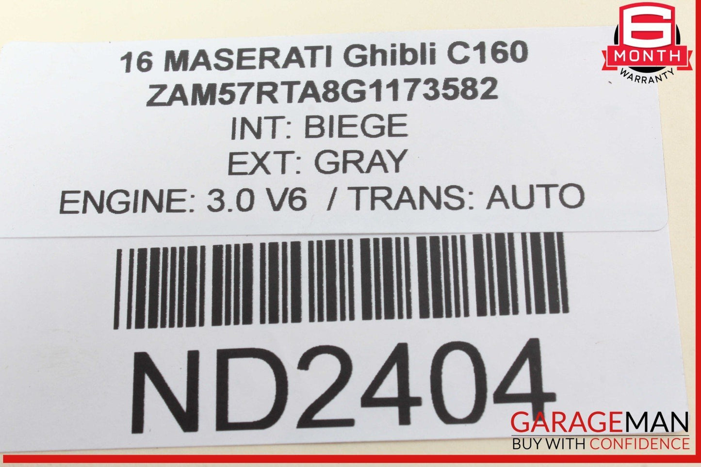 14-17 Maserati Ghibli Quattroporte Rear Right or Left Side Control Arm 670007251