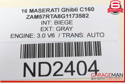14-17 Maserati Ghibli Quattroporte Rear Right or Left Side Control Arm 670007251