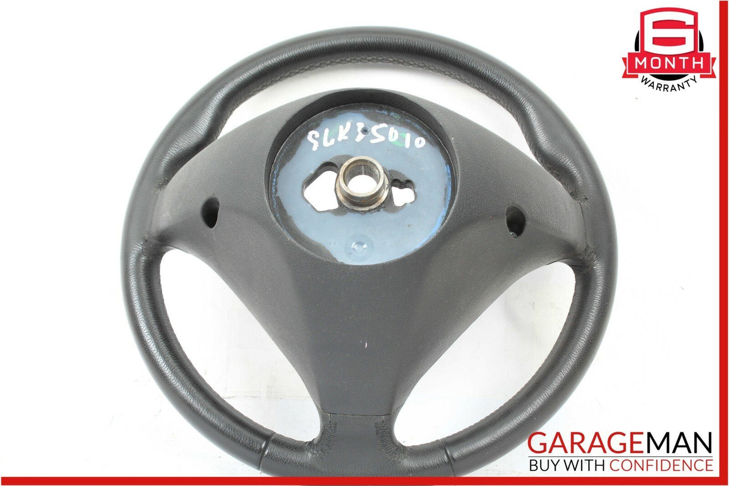 05-11 Mercedes R171 SLK350 C230 Sport 3 Spoke Steering Wheel Leather Black OEM