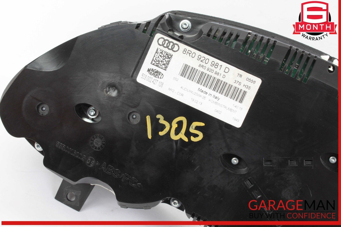 09-17 Audi Q5 Dash Dashboard Speedometer Instrument Cluster Gauge 8R0920981N OEM