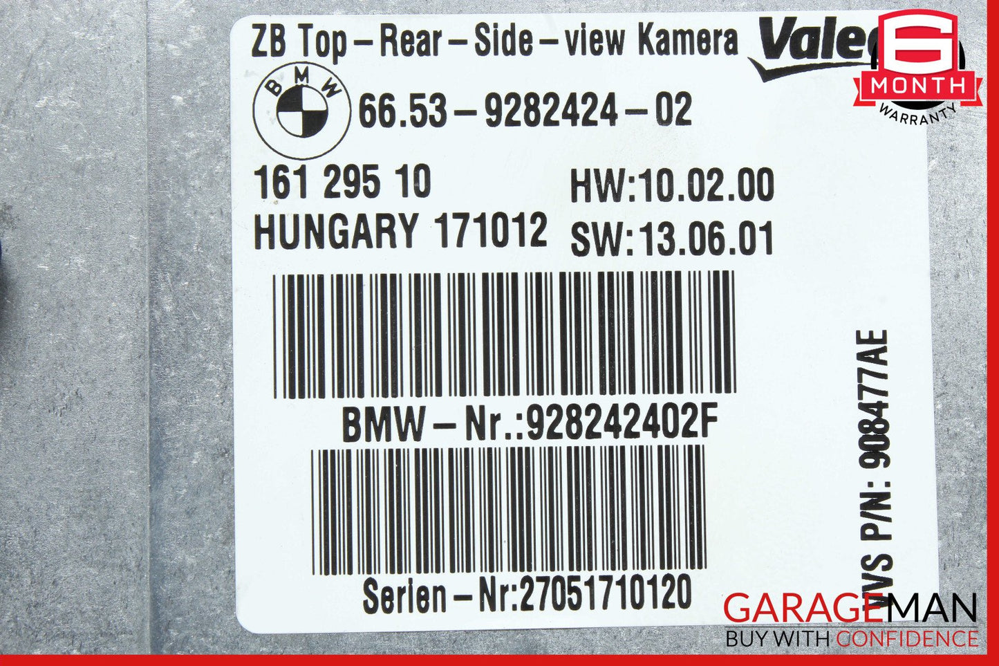 13-19 BMW 650i F06 Rear View Camera Control Module Unit OEM