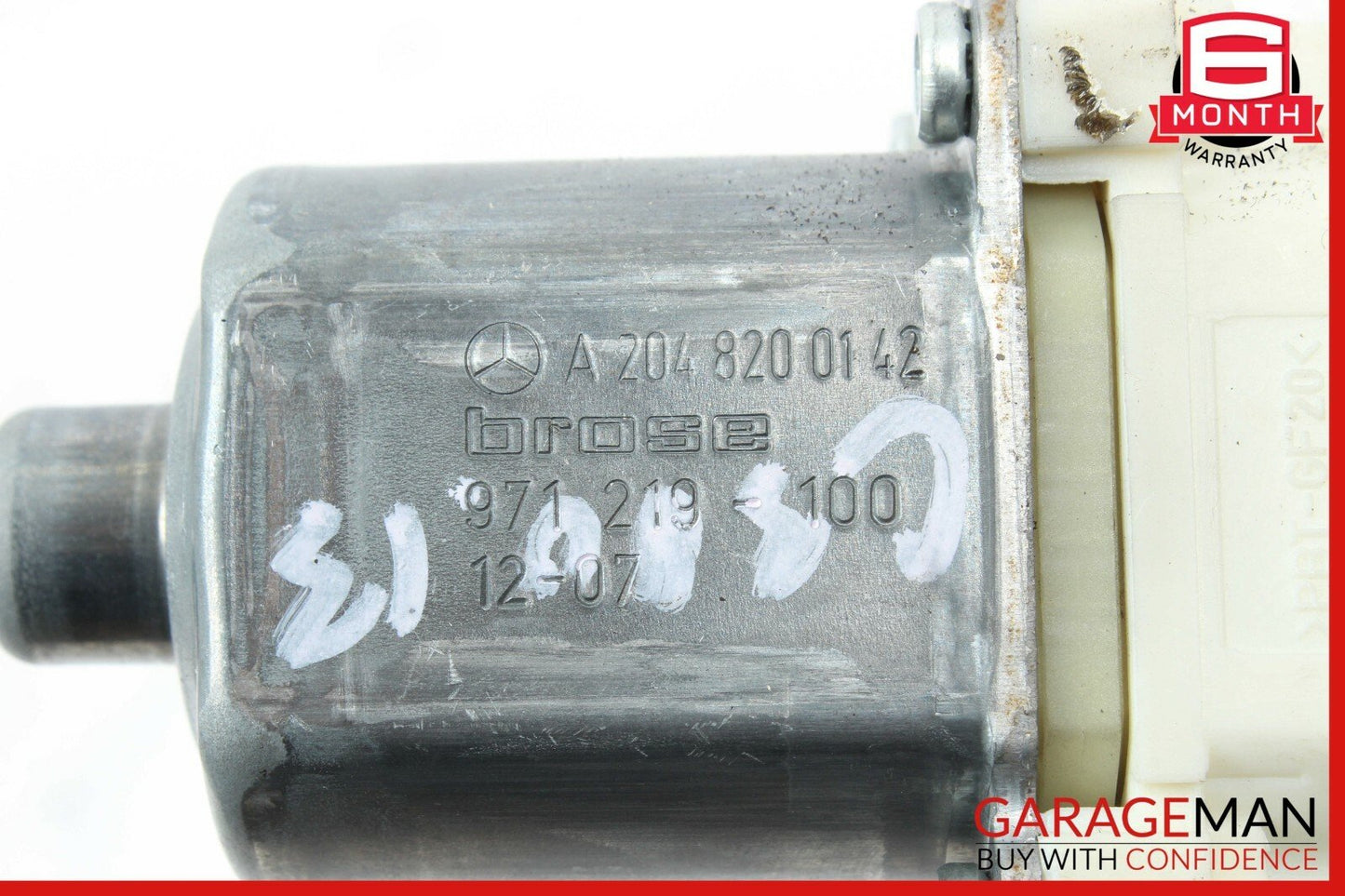 08-14 Mercedes W204 C300 Front Left Driver Side Door Window Regulator Motor OEM