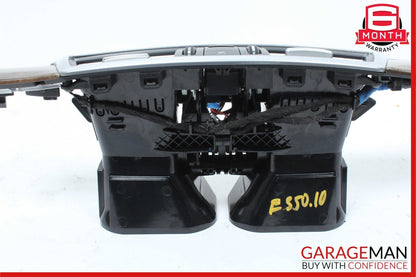 10-13 Mercedes W212 E350 Center Dash A/C Air Vent Hazard Light Trim Assembly OEM