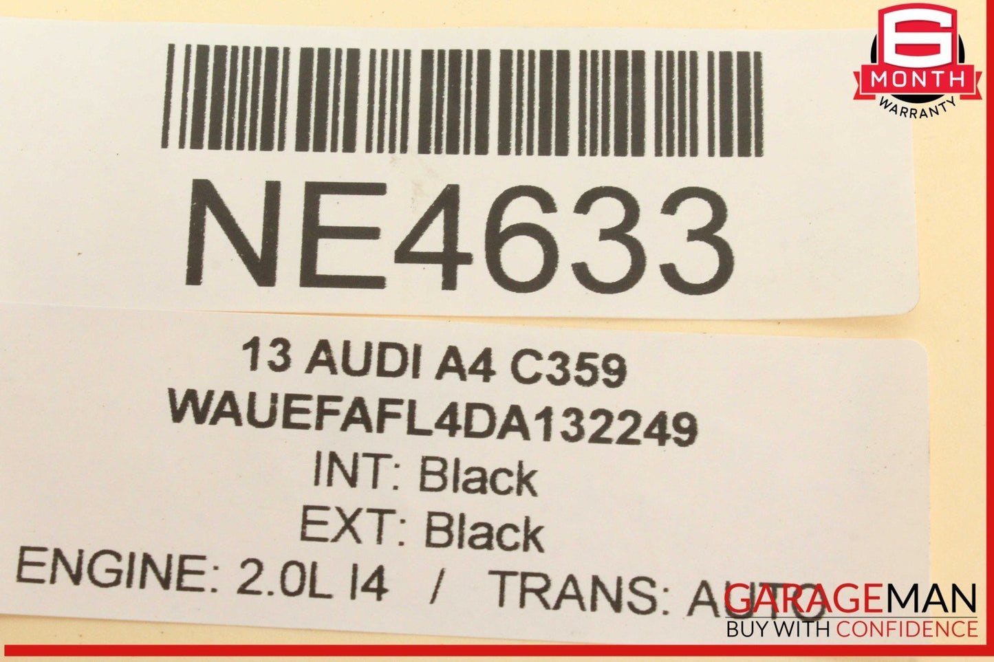 09-17 Audi A4 Q5 Rear Left Driver Side Door Lock Latch Actuator 8K0839015D OEM