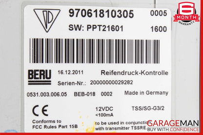 10-15 Porsche Panamera S TPMS Tire Pressure Monitor Sensor 97061810305 OEM
