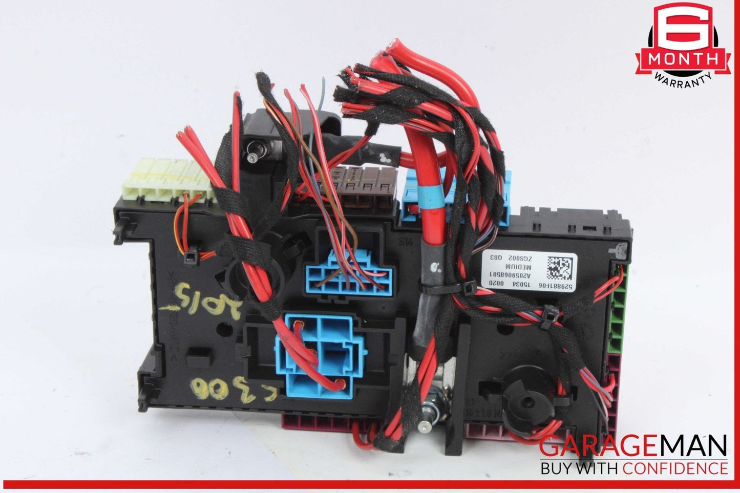 15-20 Mercedes W205 C300 GLC300 Rear Fuse Box Relay Control Module Assy OEM