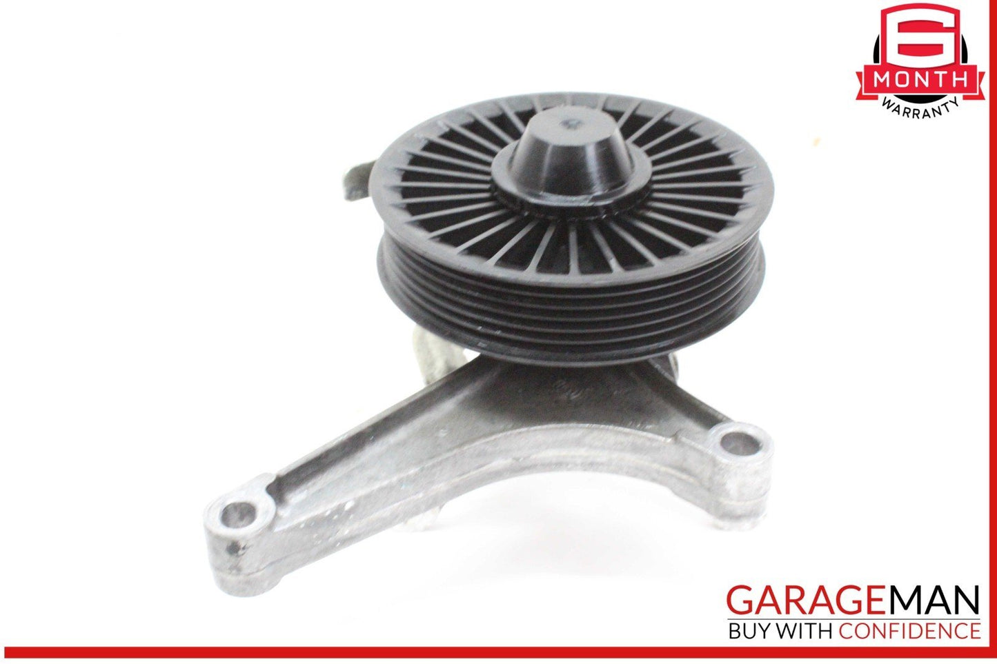 11-20 Mercedes X166 GL450 GL550 CLS550 V-Belt Tensioner Pulley Mount OEM