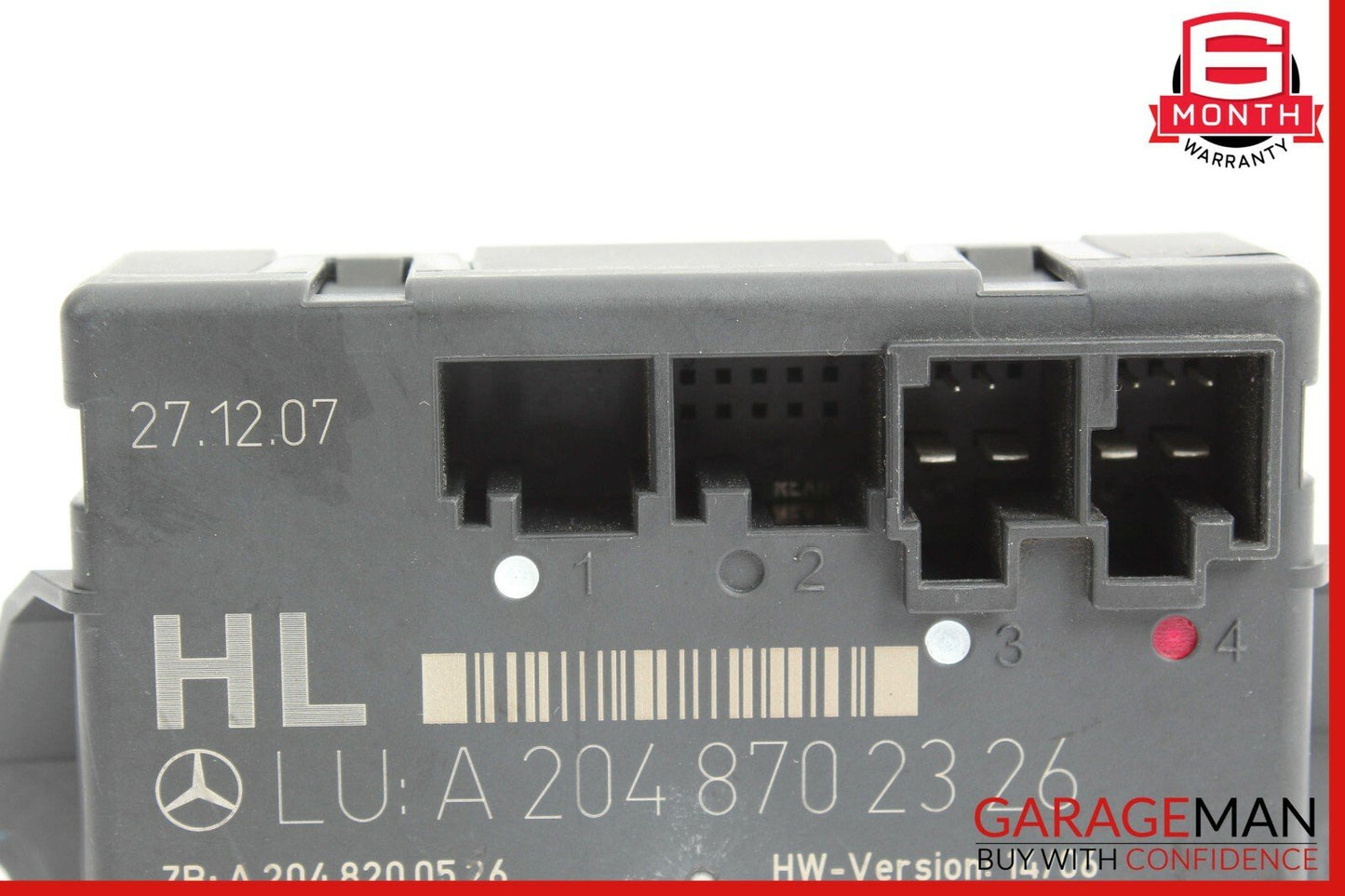 08-14 Mercedes W204 C280 C350 Rear Left Side Door Control Module 2048702326 OEM