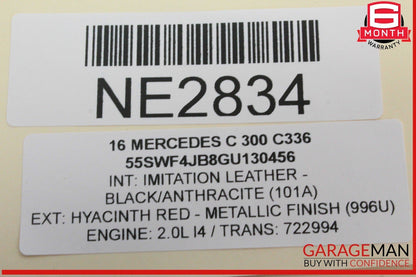 15-22 Mercedes W205 C300 GLC43 AMG Voltage Converter Control Module Unit OEM