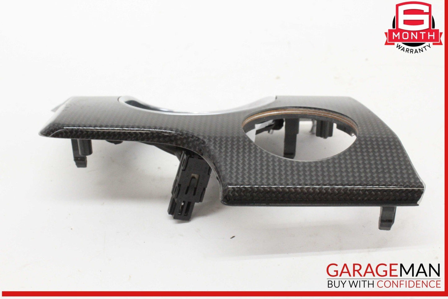 10-16 Porsche Panamera 970 E-Hybrid Dash Ignition Bezel Cover Trim Carbon Fiber