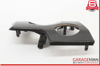 10-16 Porsche Panamera 970 E-Hybrid Dash Ignition Bezel Cover Trim Carbon Fiber