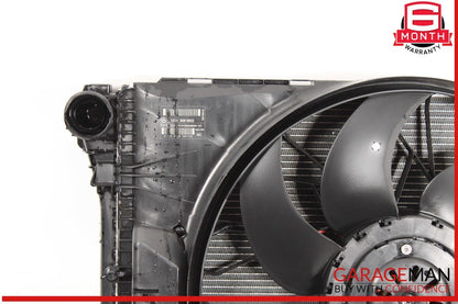 14-16 Mercedes W212 E250 Engine Motor Cooling Radiator A/C AC Condenser Assembly