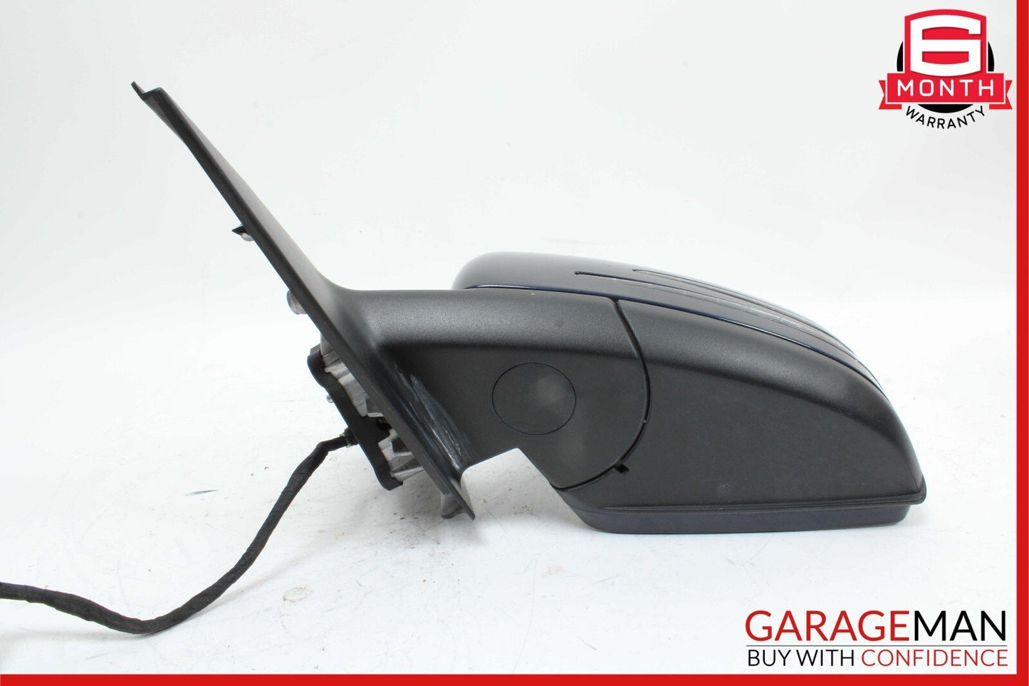 12-14 Mercedes W204 C250 C63 AMG Front Left Side Door Rear View Mirror Blue OEM