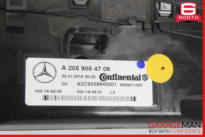 15-20 Mercedes W205 C300 C350e C400 A/C AC Heater Climate Control Switch OEM
