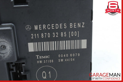 03-09 Mercedes W211 E500 E550 E320 Rear Right Side Door Controller Module Unit
