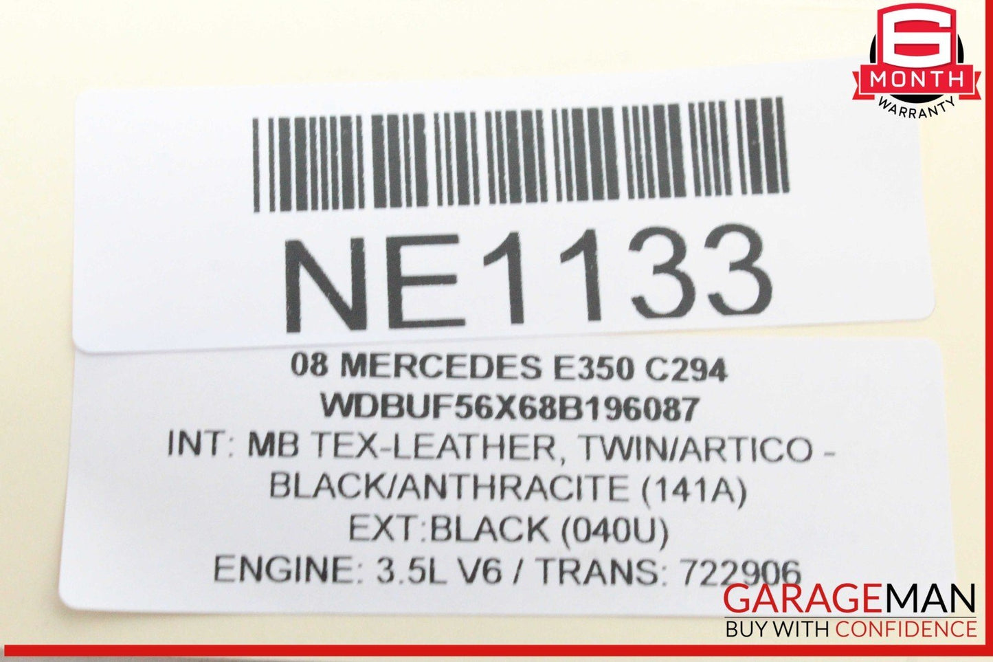 03-09 Mercedes-Benz W211 E350 Right Rear Door Control Module 2118703285 OEM