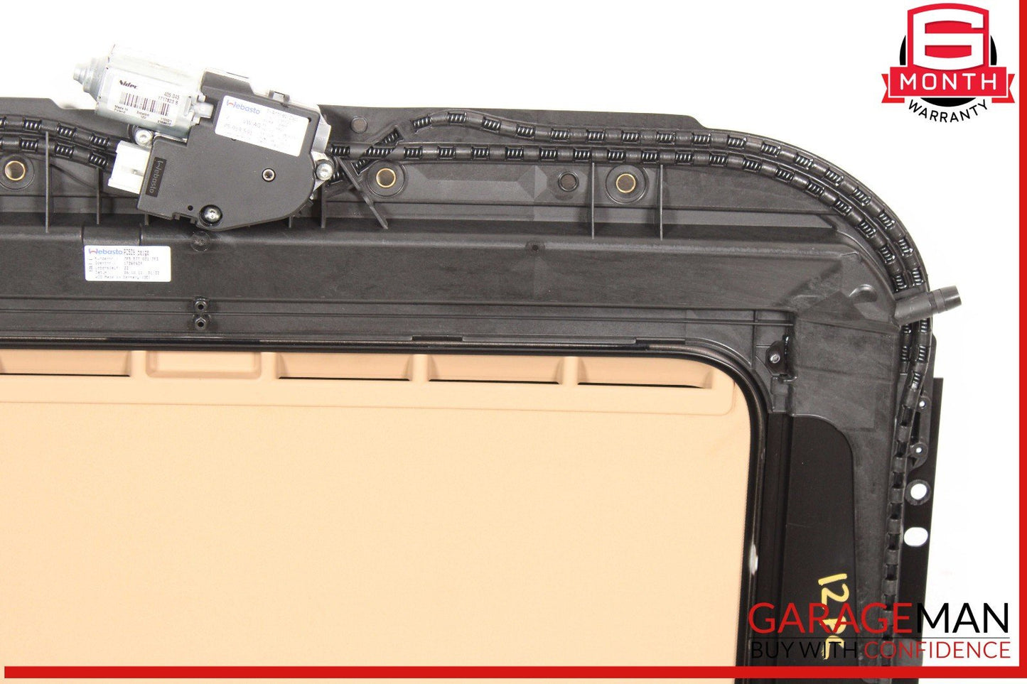 11-18 Porsche Cayenne 958 Sunroof Guide Rail Frame Glass Track OEM