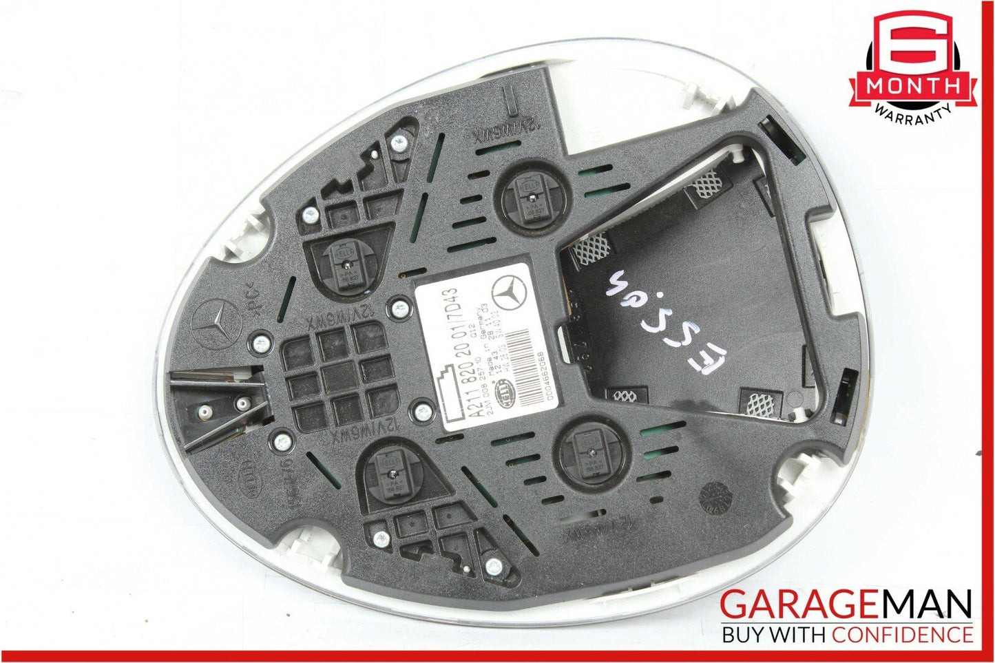03-11 Mercedes CLS500 E55 AMG Rear Overhead Dome Light Reading Map Grey