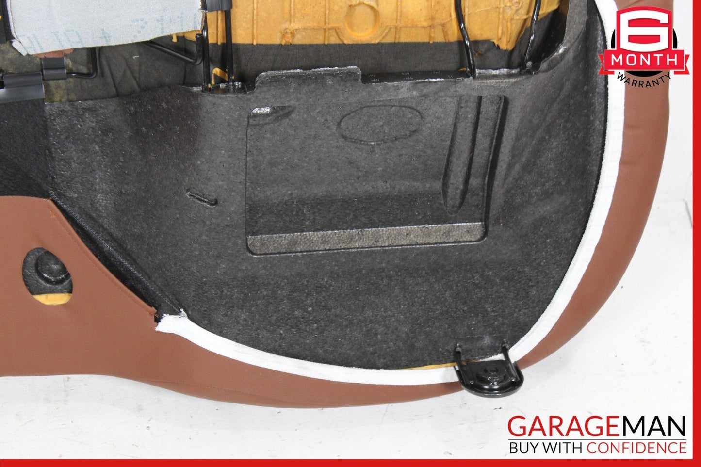 14-17 Maserati Quattroporte M156 Rear Seat Cushion Bottom Lower Brown OEM