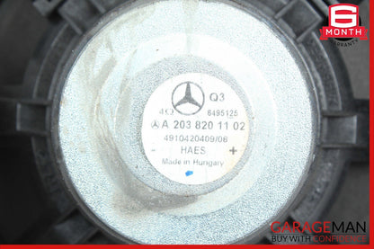 01-07 Mercedes W203 C230 C32 AMG Front Right & Left Side Door Audio Speaker Set