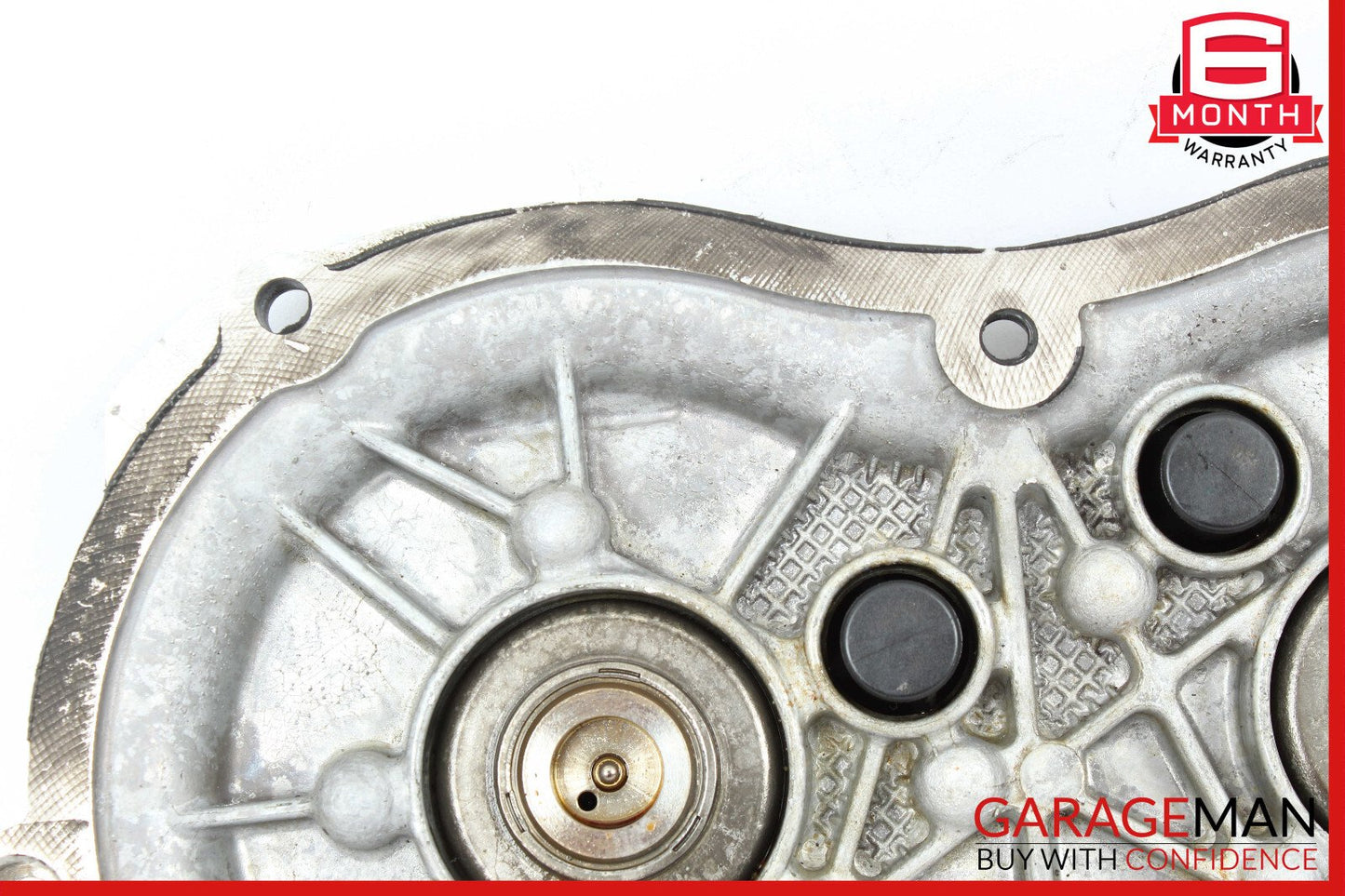 06-13 Mercedes W221 S550 Front Right Engine Timing Chain Cover Plate OEM