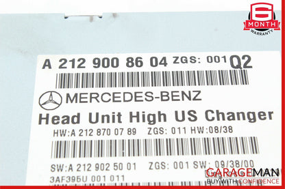 10-11 Mercedes W212 E350 E550 Radio Comand Comand Head Unit CD Changer Player