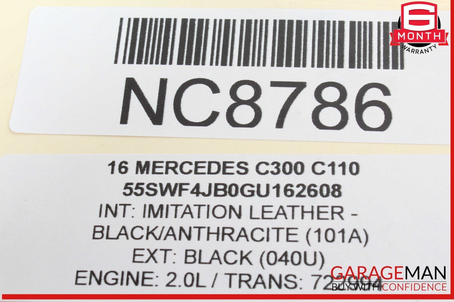 15-18 Mercedes W205 C300 Right Side Engine Mount w/ Bracket 2742231004 OEM