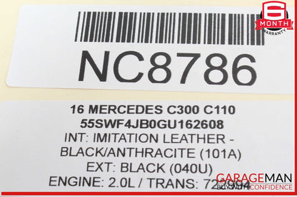 15-18 Mercedes W205 C300 Right Side Engine Mount w/ Bracket 2742231004 OEM