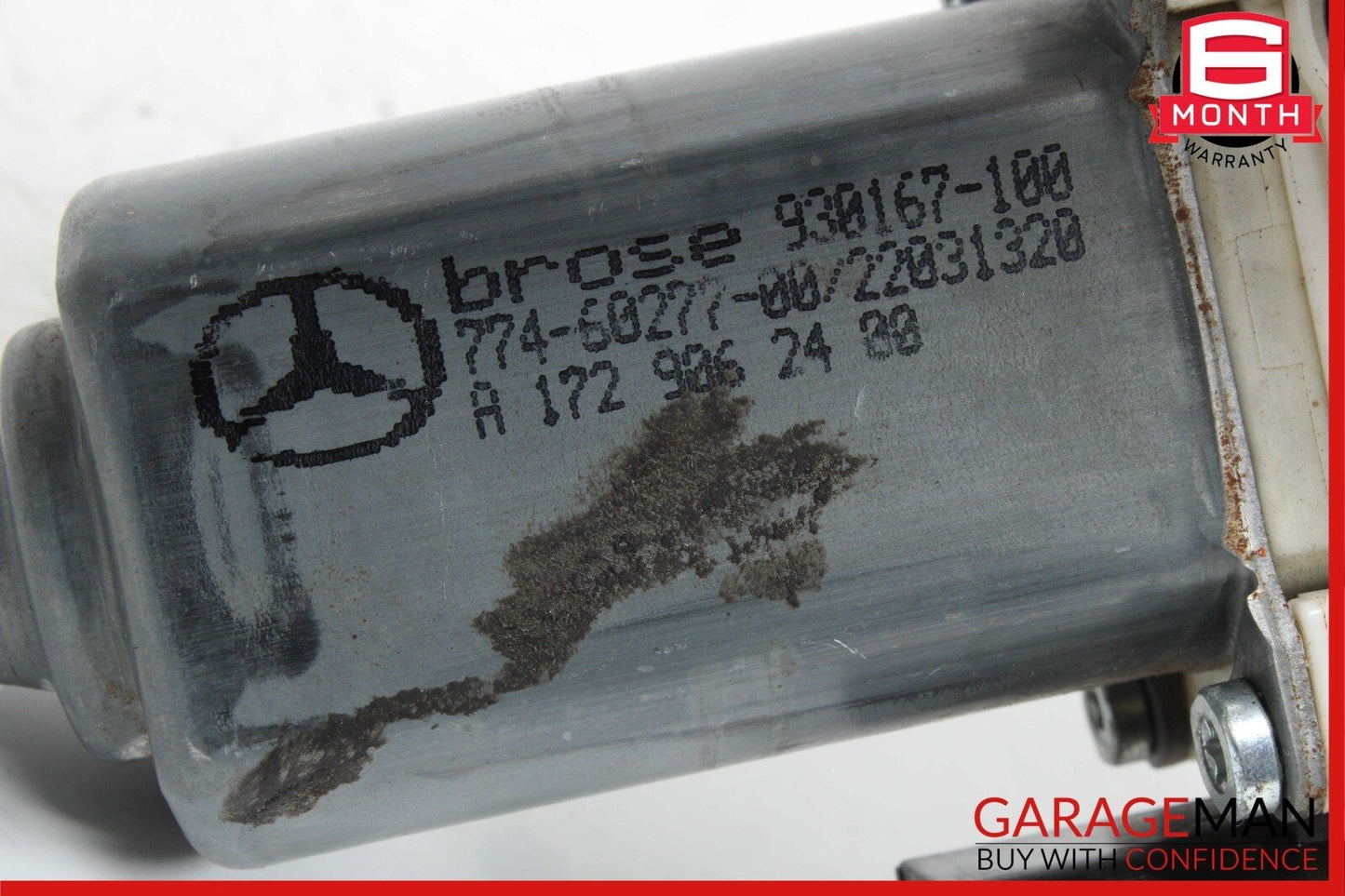 12-20 Mercedes R172 SLK350 Rear Right Side Door Window Regulator Motor Unit OEM