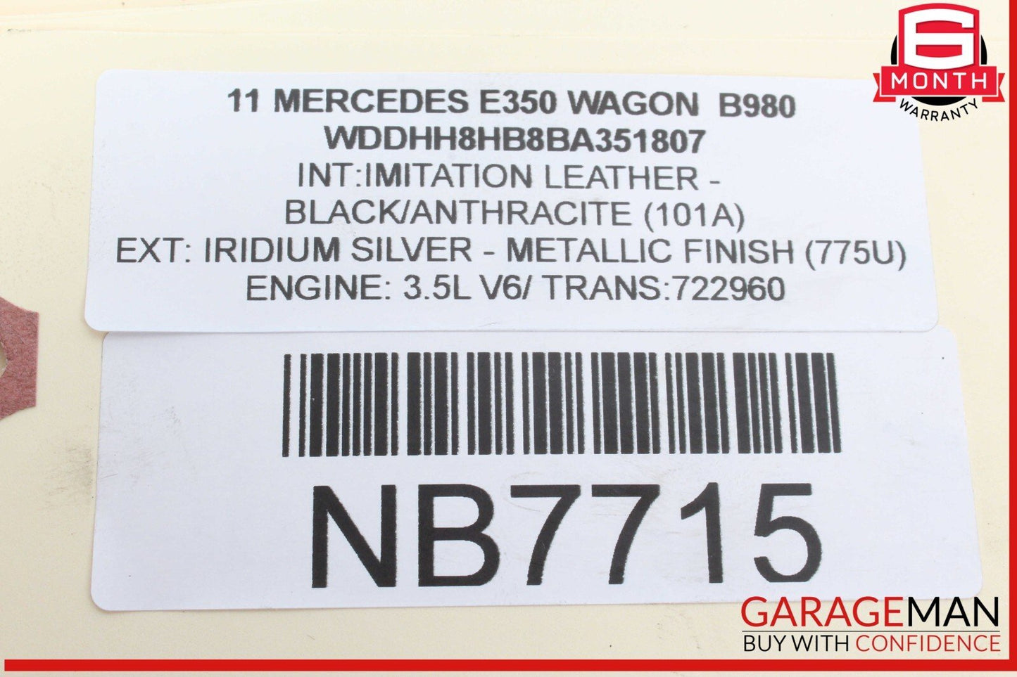 05-13 Mercedes W212 E350 Wagon Front Left Side Engine Timing Chain Cover Plate