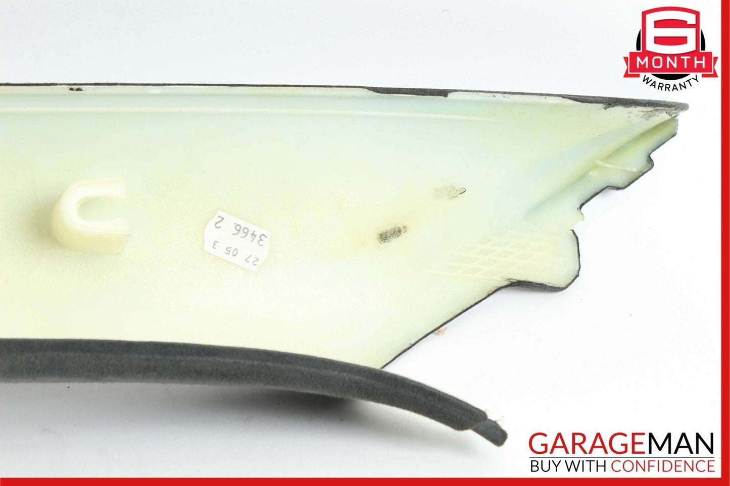 03-10 Porsche Cayenne S 955 Front Right Side A Pillar Trim Cover Panel Black OEM