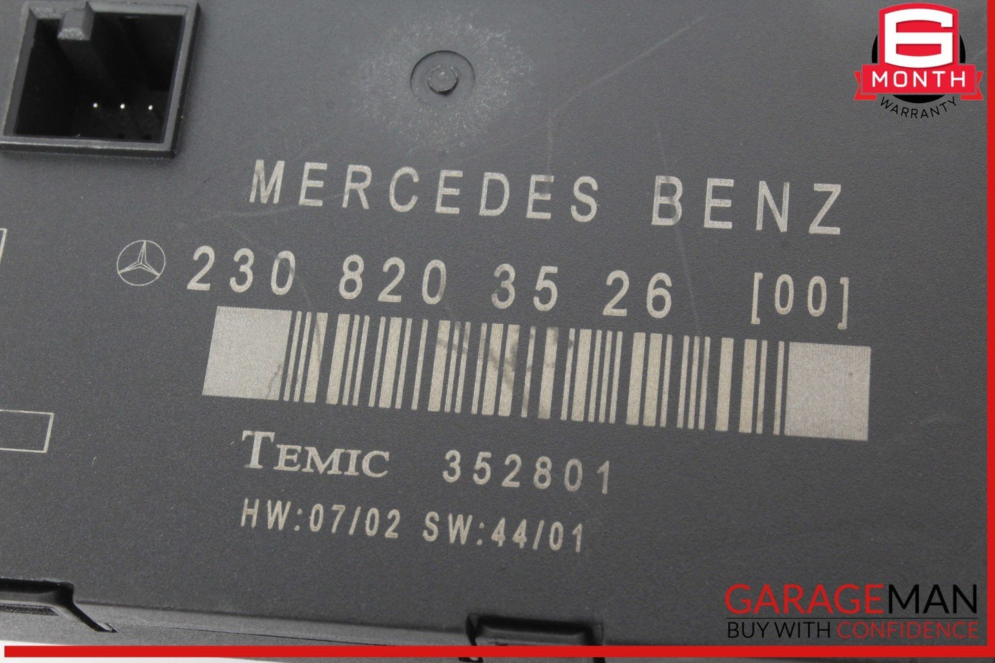 03-12 Mercedes R230 SL500 SL55 AMG Front Left Door Control Module 2308203526 OEM