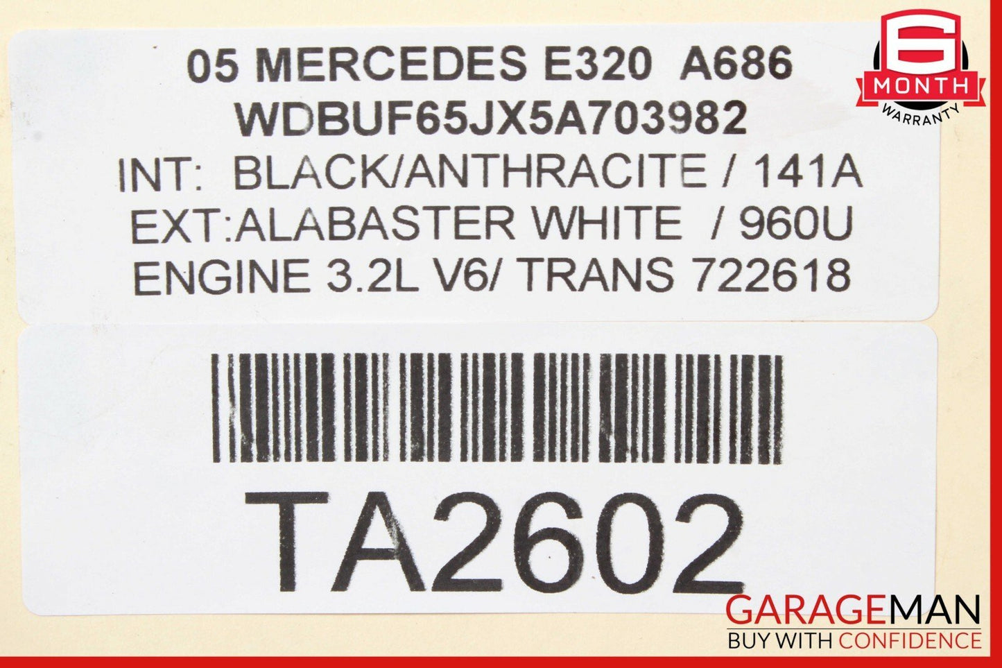 03-09 Mercedes W219 CLS550 E500 AC A/C Air Cooling Conditioning Condenser OEM