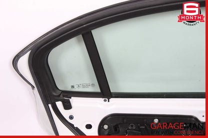 17-22 Alfa Romeo Giulia Rear Left Exterior Door White OEM