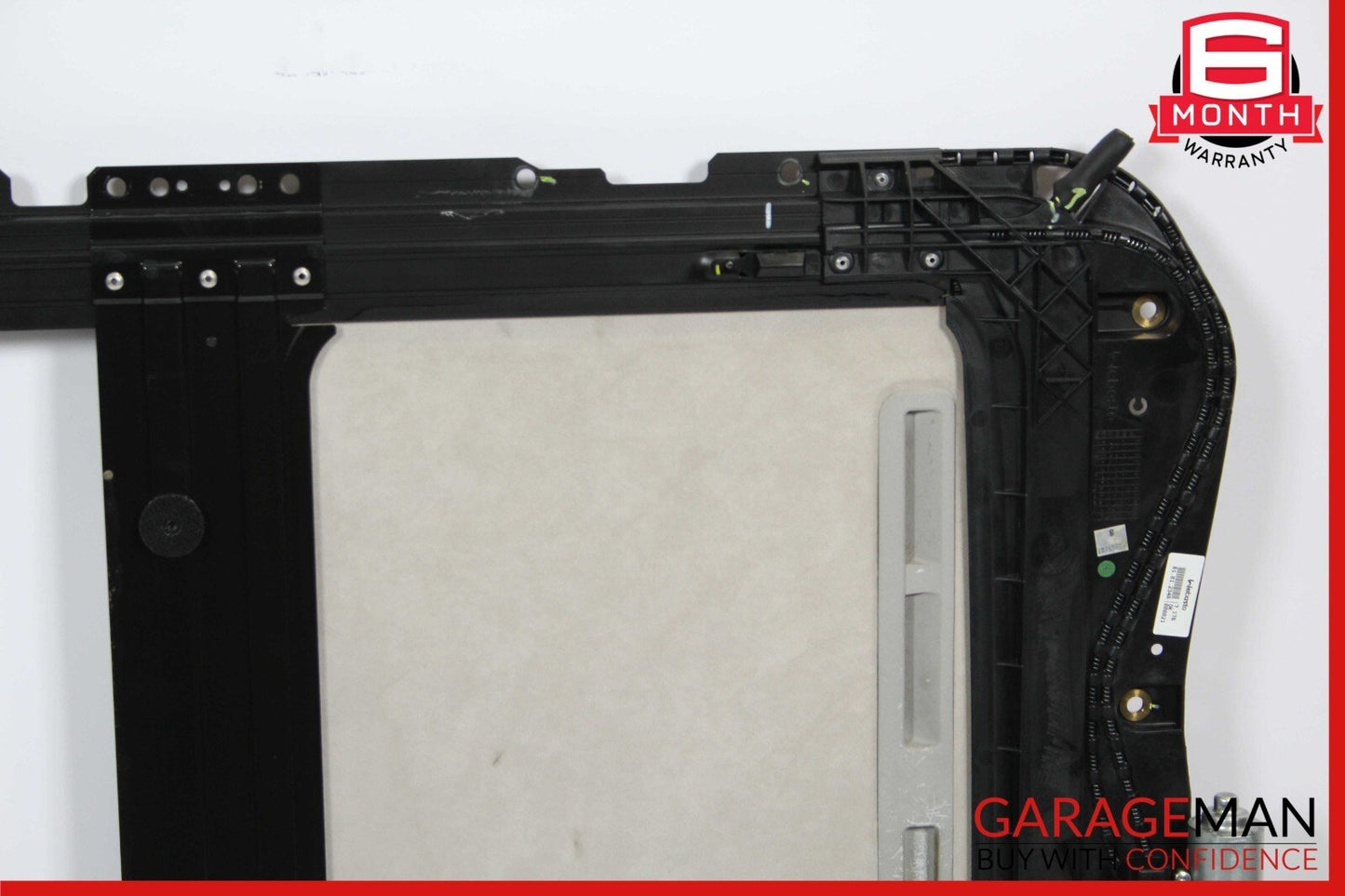 03-13 Maserati Quattroporte M139 Sunroof Guide Rail Frame Glass Track w/ Shade