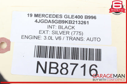 12-19 Mercedes W166 GLE400 GLS550 Rear Right or Left Side Half Axle Shaft OEM
