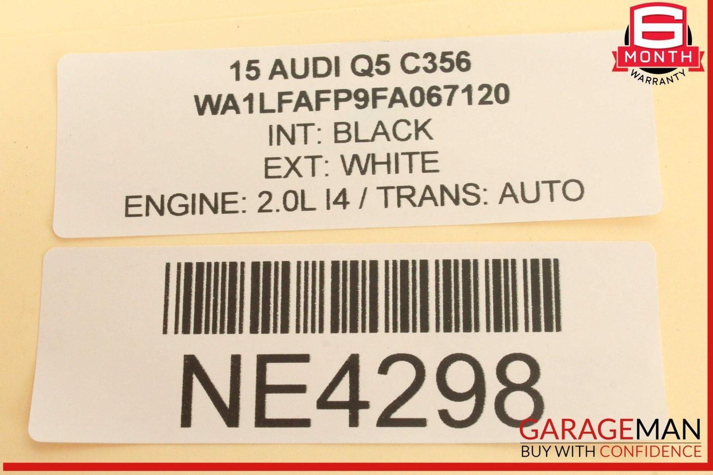 13-17 Audi Q5 SQ5 S4 S5 Air Intake Cleaner Filter Box Housing 8K0133837Q OEM