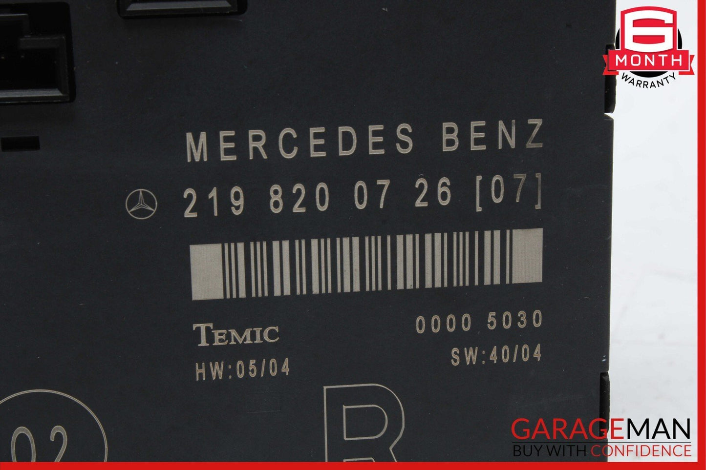 06-11 Mercedes W219 CLS500 Front Right Passenger Door Control Module OEM