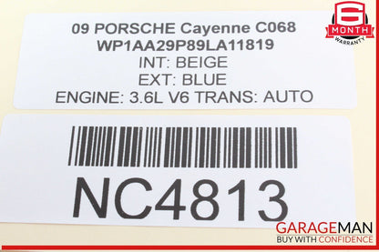03-10 Porsche Cayenne 955 957 Rear Left Driver Side Window Regulator Motor OEM