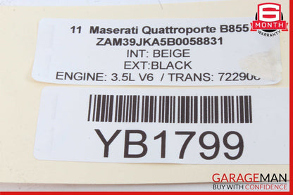 04-13 Maserati Quattroporte M139 Front Right Passenger Seat Belt Retractor Oem
