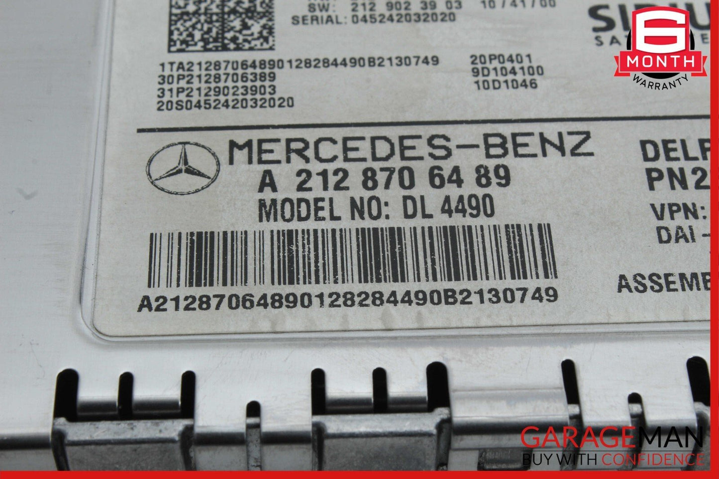 08-12 Mercedes W204 C250 Sirius Satellite Radio Receiver Module 2128706489 OEM