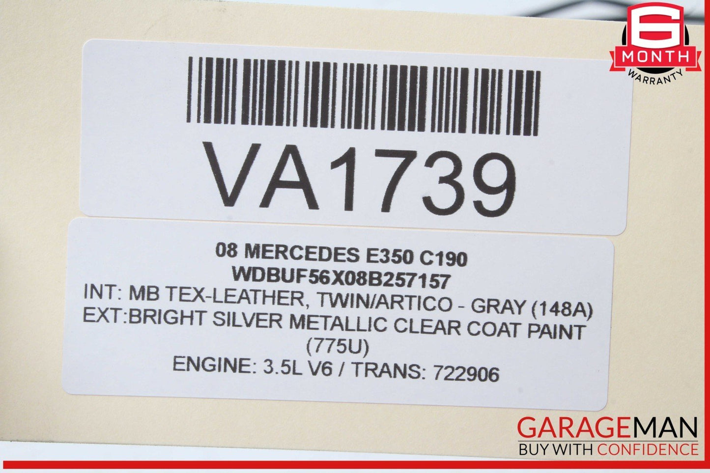 03-09 Mercedes W211 E350 E500 Front Left Driver Side Door Lock Latch Actuator