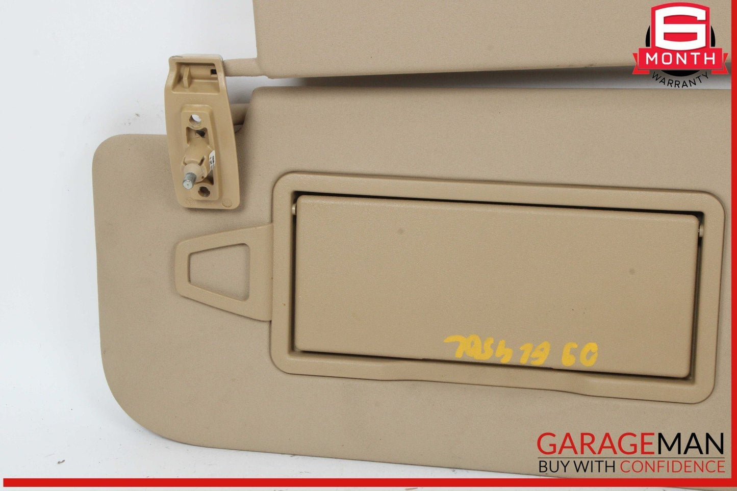 06-12 Mercedes X164 GL450 Front Left Side Sun Visor Sunvisor Shade Beige OEM