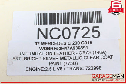 03-11 Mercedes W203 C230 R500 CLK500 CLS350 Bosch Engine Starter Motor OEM