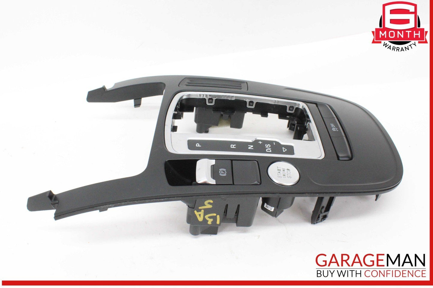09-16 Audi A5 A4 Front Center Console Shift Trim Shifter Bezel Cover Assembly