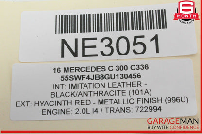 15-20 Mercedes W205 C300 C350e Front Left Side Door Lock Latch Actuator OEM